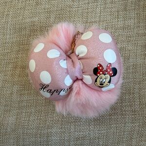 Disney Pink Polka Dot Minnie Bow Bag Charm